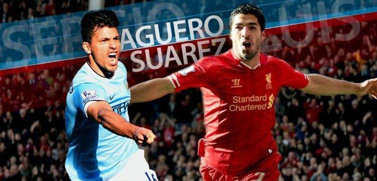 سواريز، اجويرو، أجويرو، ليفربول، السيتي، سيتي، مان